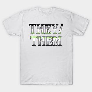 Agender They/Then T-Shirt